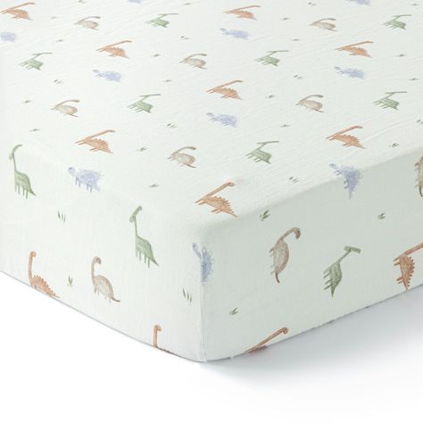 PRICES MAY VARY. 🌟【PREMIUM QUALITY FABRIC】: Dreamology Crib Sheets are made of 100% Cotton and woven into Muslin fabric. The main advantages of this fabric are its soft, breathable and cool to skin and perfect for babies. 🛏️【Safe and Secure】: Dreamology Crib Sheets have 8-inch deep pockets resulting in a perfect and smooth fit. Crib sheets are made using high quality elastic which secures the sheet from all sides and does not move while baby is asleep. 🍼【MADE FOR BABY】: Dreamology Crib Sheets Dino Crib Bedding, Dinosaur Boy Nursery, Baby Boy Crib Sheets, Crib Sheets Boy, Designer Barbie, Dino Nursery, Toddler Bed Sheets, Baby Crib Sheets, Crib Toddler Bed