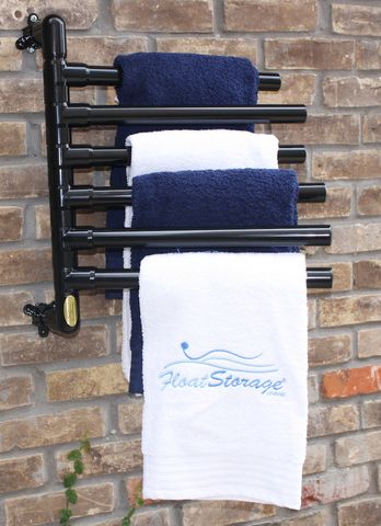 HANGING FLOAT RACKS® ORIGINAL HANGING TOWEL RACK - 6 TOWEL MODEL Float Storage, Outdoor Towel Rack, Pool Organization, Pool Towel Holders, Hanging Towel Rack, Towel Rack Pool, Diy Towel Rack, Pool Storage, Diy Towels