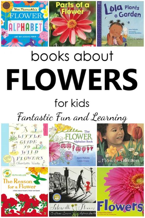 Books About Flowers, Book Picnic, Flower Activities For Kids, Preschool Spring, Garden Unit, Preschool Garden, Preschool Letter, Theme Preschool, Baby Wishlist