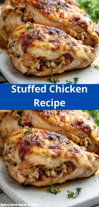 Searching for a flavorful chicken dish that’s easy to make? This Stuffed Chicken Recipe is an excellent choice, bringing gourmet flavors to your table. Enjoy a hassle-free dinner that your family will request time and again. Stuffed Chicken Recipe, Quick Delicious Dinner, Budget Family Meals, Best Cookbooks, Chicken Dish, Dinner Inspiration, Stuffed Chicken, Snap Food, Easy Family Meals