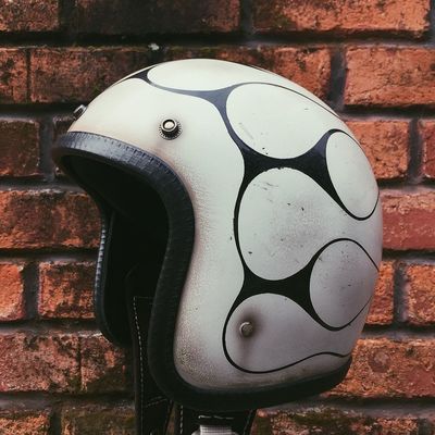 Open Face Helmets · Fancy Helmets · Online Store Powered by Storenvy Airbrushed Helmets, Face Slim, Predator Helmet, Motorcycle Helmets Half, Open Face Motorcycle Helmets, Airbrush Painting, Cool Motorcycle Helmets, Custom Motorcycle Helmets, White Motorcycle