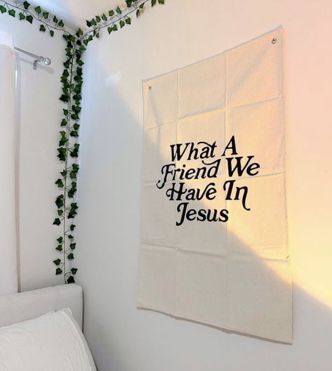 Jesus Merch, Christian Room Decor, Jesus Decor, Sunday School Rooms, Pinterest Room, Dream Dorm, Diy Room Decor For Teens, Dorm Inspo, Youth Decor