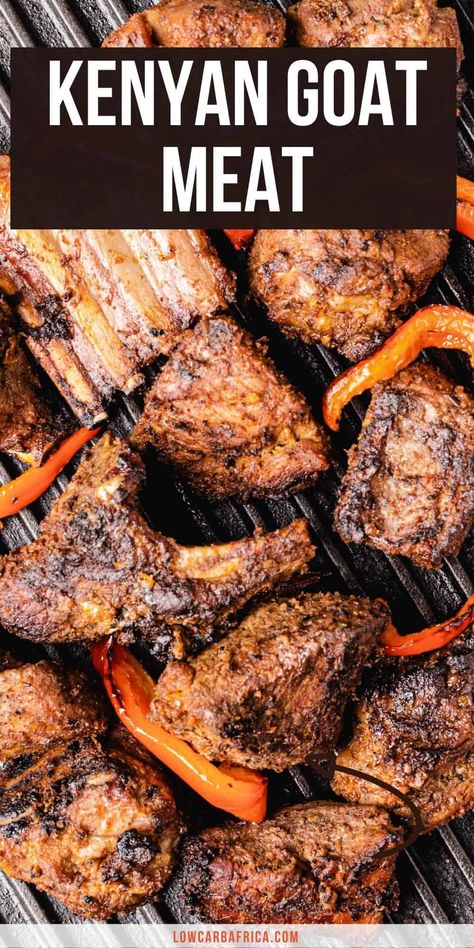 African Goat Meat Recipes, African Meat Recipes, Bbq Goat Recipes, Goat Recipes Meat Mexican, Goat Steak Recipe, Goat Ribs Recipe, Goat Recipes Meat, Goat Leg Recipe, Goat Meat Recipes