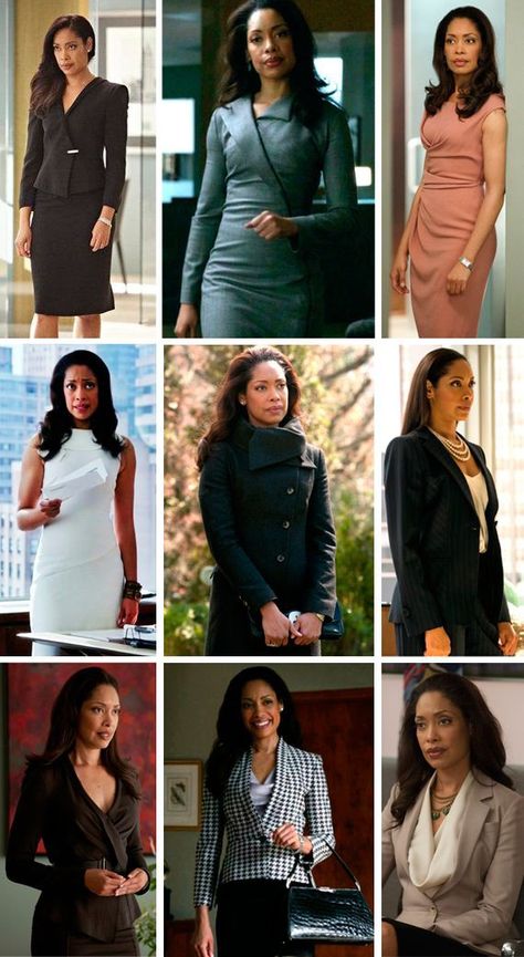 Suits Dresses Jessica, Formal Dresses Professional, Suits Tv Show Women Outfits, Jessica From Suits Outfits, Jessica Pierson Suits Outfits, Gina Torres Style, Work Outfits Women Lawyer, Jessica Pearson Outfits Suit Fashion, Gina Torres Suits Fashion