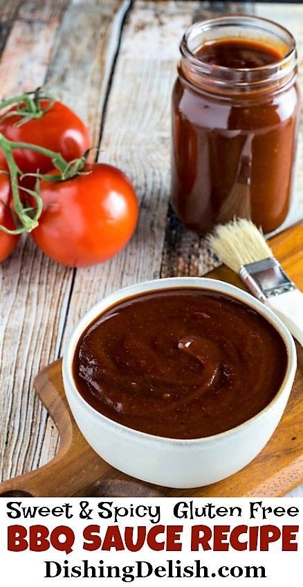 Gluten Free Barbecue Sauce, Gluten Free Bbq Sauce, Bbq Sauce Homemade Easy, Gluten Free Bbq, Gluten Free Sauces, Barbecue Sauce Recipes, Gluten Free Main Dishes, Bbq Sauce Recipe, Feel Good Food