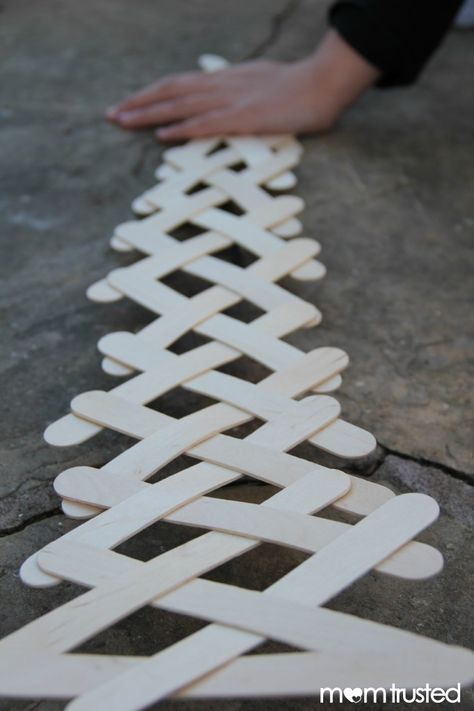 Kid Inspiration - All for the Boys - Building Week Part 3: Chain Reaction Activities For Preschoolers, Chain Reaction, Popsicle Stick, Homeschool Science, Popsicle Sticks, Science For Kids, Science Projects, Fun Science, Craft Stick Crafts