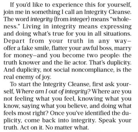 Integrity Cleanse (Martha Beck) Manifest Baby, Helpful Thoughts, Mind Shift, Martha Beck, Marry For Money, Vision Book, Single Life, Healthy Ideas, Slow Life