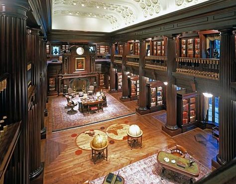 Bookcases! Beautiful Home Library, Reading Room Design, Home Library Rooms, Fire Goddess, Future Library, God Of Mischief, Palmer House, Kol Mikaelson, Private Library