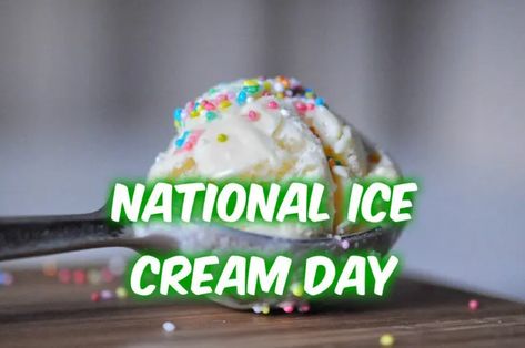 Ice Cream Month, National Ice Cream Day, National Ice Cream Month, Ice Crea, Ice Cream Day, Yummy Ice Cream, Ice Cream Parlor, Ice Cream Toppings, Ice Cream Truck