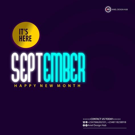 Happy new month Happy New Month September Graphic Design, Happy New Month Graphic Design Ideas, Happy New Month Flyer Design Ideas, New Month Flyer Design Ideas, Happy New Month September Flyer Design, September New Month Flyer, New Month Design Flyer, New Month September, Happy New Month September