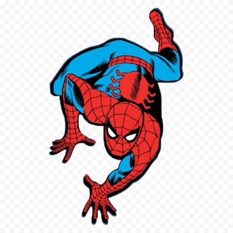 Spiderman Crawling, Cartoon Marvel, Hero Character, Original Background, Character Cartoon, Cartoons Png, No Background, Anime Poses, Paper Crafts Diy