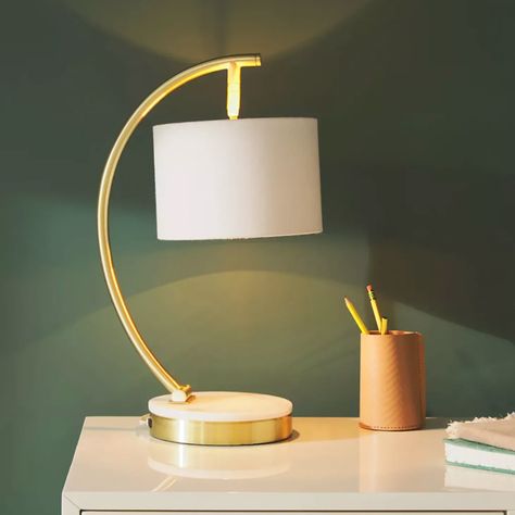 10 Best Charging Lamps 2021: Small-Space Lighting Solutions | Apartment Therapy Bedside Lamp With Usb Charging Port, Small Table Lamps For Bedroom, Lamps For Night Stands Bedrooms, Small Bedside Lamp, Nighstand Lamp, Bedside Lamps Ideas Night Stands, Nightstand Lamps Bedroom, Bedside Lamp Ideas, Bedside Lamps Ideas Bedrooms