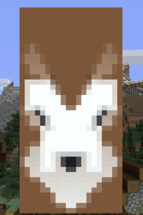 Goat Banner Minecraft, Minecraft Fox Banner, Goat Minecraft, Elven City, Minecraft Banner, Goat House, Minecraft Things, Goat Barn, Minecraft Banner Designs