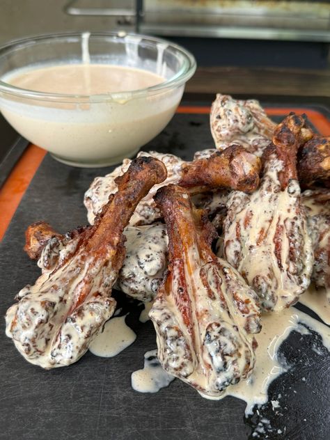 Alabama Sauce, Chicken With Alabama White Sauce, Cajun Grilled Chicken, Alabama Chicken, Grilled Drumsticks, Bacon Jam Burger, Grill Nation, Grilled Chicken Drumsticks, Alabama White Sauce