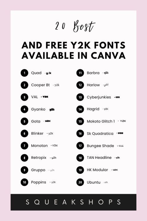 SHRIFTS. Y2k Fonts Canva, Y2k Font, Y2k Fonts, Best Canva Fonts, Grunge Font, Fonts Vintage, Fonts Cursive, Number Fonts, Canva Fonts