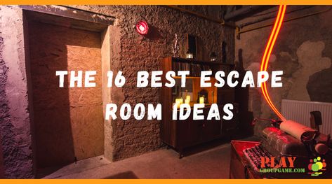 Try these escape room ideas. For escape at home, school or a party. With tip #3 of the escape room ideas you will score points. Check it out. Escape Room Decoration Ideas, Medical Escape Room Ideas, Escape Room Ideas For Adults, Escape Room Ideas, Escape Room Design, Conference Activities, Diy Escape Room, Escape Room For Kids, Escape Room Puzzles