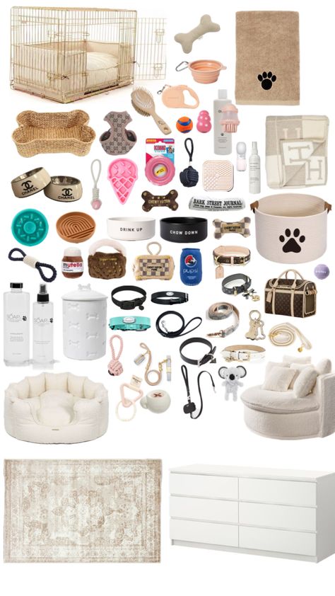 Dog Room Design, Pet Care Products, Puppy Items, Dog Room Decor, Cozy Beds, Puppy Room, Preppy Dog, Cute Dog Toys, Dog Accesories