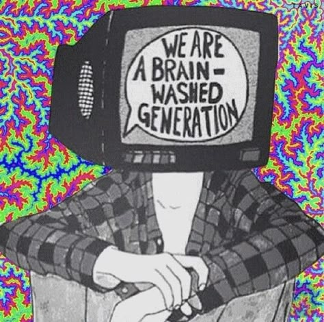 A Drawing, Brain, Tv