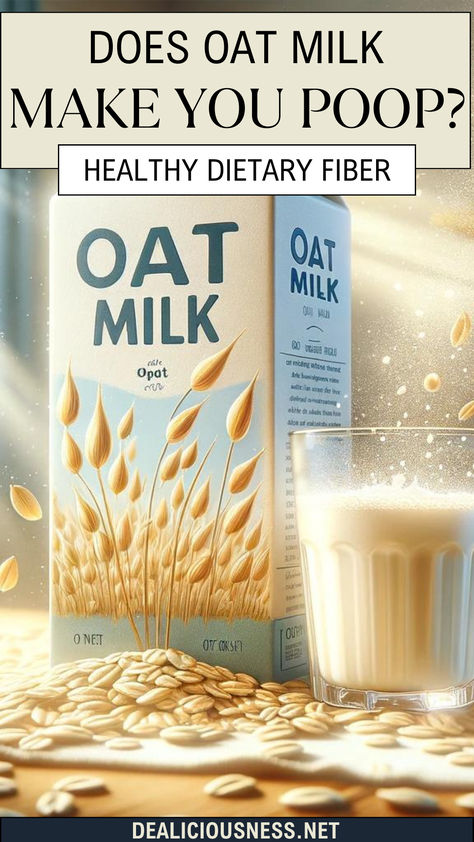 Does oat milk make you poop? We have it all, plus the benefits and potential risks of drinking oat milk at DEALiciousness.net Oat Milk Benefits, Health Planner, Men's Health Fitness, Soy Milk, Oat Milk, Dietary Fiber, Mens Health, Healthy Eats, Coconut Milk