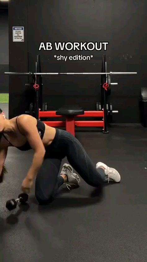 Ab workout with only one dumbbell - Dumbbell Ab Workout, Dumbell Workout, 30 Day Abs, Abs Challenge, Lower Abs Workout, Abs Workout Routines, Abs Workout For Women, Ab Workout, Trening Pilates