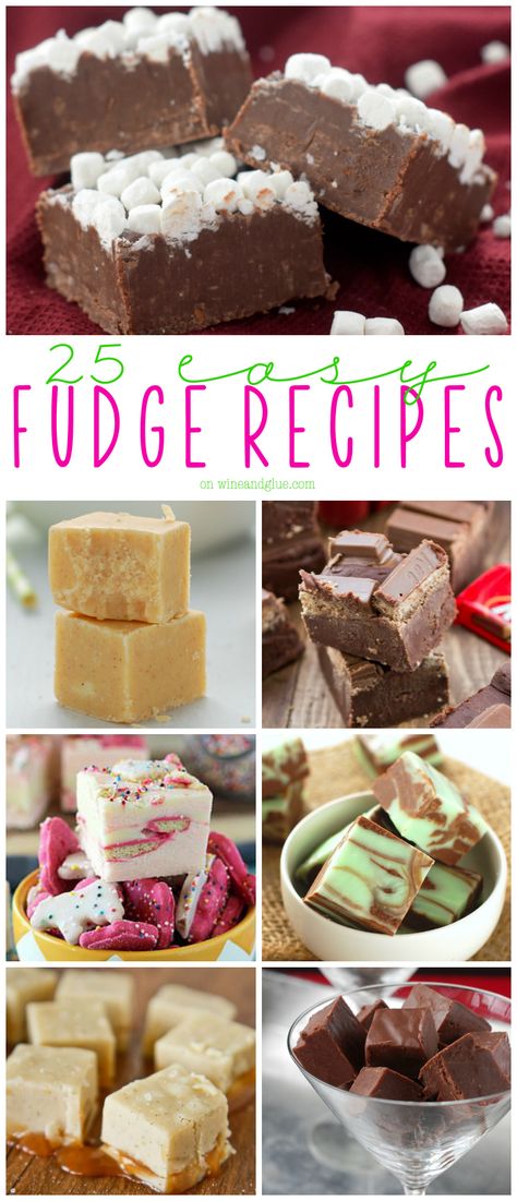 Easy Fudge Recipes Fudge Desserts, Easy Fudge, Oh Fudge, Fudge Recipes Easy, Fudge Easy, S'mores, Think Food, Homemade Candies, Yummy Sweets