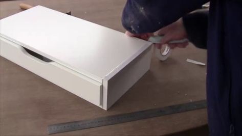 Ikea Alex Hack, Ikea Ekby, Ikea Alex, Ikea Hack Ideas, 3 Drawer Chest, Drawer Chest, Ikea Hacks, 3 Drawer, Ikea Hack