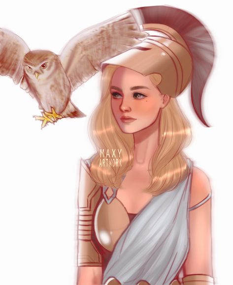 Percy Jackson Drawings, Ancient Greek Goddess, Percy Jackson Annabeth Chase, Zio Rick, Percy And Annabeth, Wise Girl, Percy Jackson Fan Art, Greek Mythology Art, Percy Jackson Characters