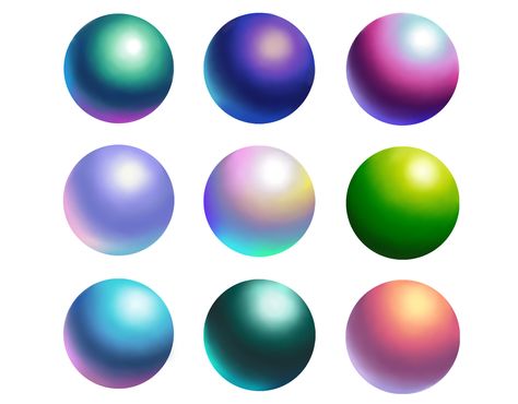 Sphere Colour Shading, Holographic Coloring Tutorial, Holographic Art Drawing, Chrome Color Palette, Holographic Painting, Color Shading, Holographic Clothes, Colored Pencil Art Projects, Color Theory Art