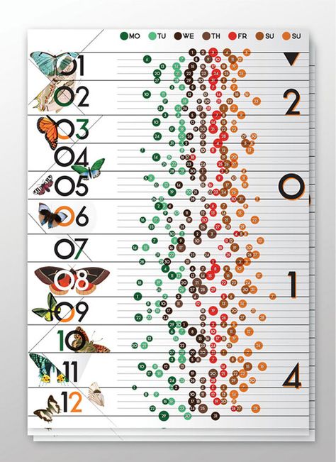 Creative Calendar Design, Calendar Design Ideas, Calendar Design Layout, Calendar Design Inspiration, Calendar Designs, Creative Calendar, 달력 디자인, Calendar Layout, Unique Calendar
