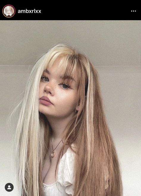 Angel Ring Hair Color, Dyed Hair Inspiration Blonde, Half And Half Hair Color, Red And Blonde, Half Dyed Hair, Color Block Hair, Bob Hair Color, Split Dyed Hair, Brown Hair Dye