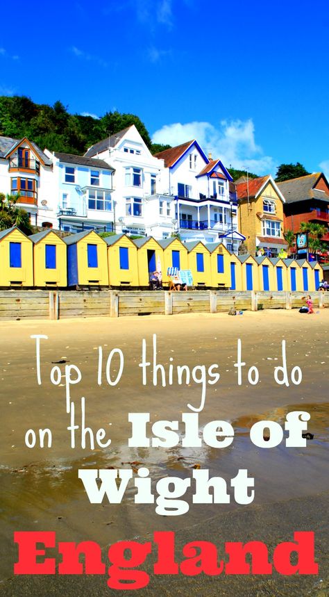 Gorgeous beaches, thatch-roofed cottages; it's England as it used to be! Only with great food! Read all about my top 10 things to do on the Isle of Wight: http://www.worldwanderingkiwi.com/2016/02/10-things-to-do-on-the-isle-of-wight/ Isle Of Wight England, Southern England, Uk Holiday, United Kingdom Travel, Beach Holidays, Uk Holidays, Wonderful Weekend, Weekend Breaks, England And Scotland