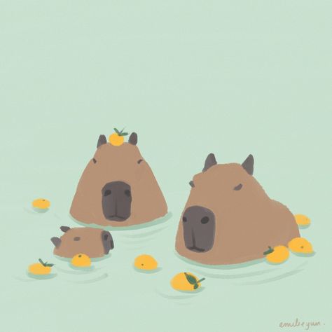 Cute Capybara Wallpaper 4K for Iphone, Ipad, Laptop, PC Cute Capybara Wallpaper, Capybara Icon, Capybara Wallpaper, Capybara Illustration, Baby Capybara, Kids Cafe, Carnival Posters, Cute Capybara, Ipad Laptop