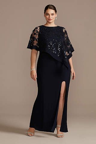 View Long RM Richards Dress at David's Bridal Moda Over 50, Mother Of The Bride Plus Size, Plus Size Elegant Dresses, Mother Of Bride Outfits, Plus Size Gowns, Mini Sheath Dress, Buy Dresses Online, Plus Size Formal, Plus Size Formal Dresses