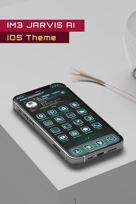 IM3 JARVIS AI is a customized theme for iPhone home screen. Icons and Widgets designed similar to the JARVIS Ironman interface will make the iPhone look like a future technology (SCI-FI). Installing this theme DOES NOT REQUIRE JAILBREAK. #iphonetheme #iphonewallpapers #iphonehomescreen #iphonebackgrounds #futuretech #userinterface #scifi #technology #wallpaper #homescreensetup #lockscreen #homescreen #customization #iphone #aesthetic #futuristic #uidesign #theme Jarvis Wallpaper, Scifi Technology, Homescreen Customization, Icons And Widgets, Home Screen Icons, Theme For Iphone, Iphone Home Screen, Widget Design, Technology Wallpaper
