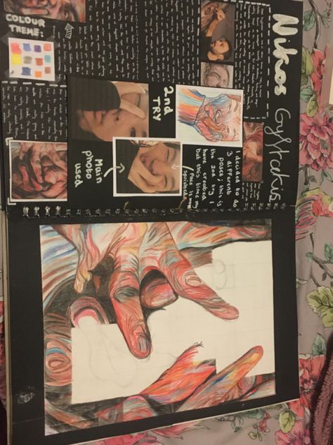 Gcse Art Sketchbook Layout A3, Moment In Time Art, A Level Art Boards, Artist To Research, A Level Art Coursework, Gcse Art Page Layout Ideas, Artists Research Page Gcse, Music Gcse Art, Art Planning Page