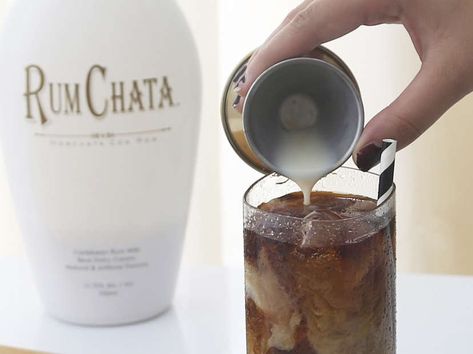 What to Mix with RumChata - Thrillist Rumchata And Fireball, Rumchata Cocktails, Rumchata Drinks, Alcoholic Milkshake, Aperitif Cocktails, Rumchata Recipes, Rum Chata, Dessert Cocktails, Creamy Cocktails