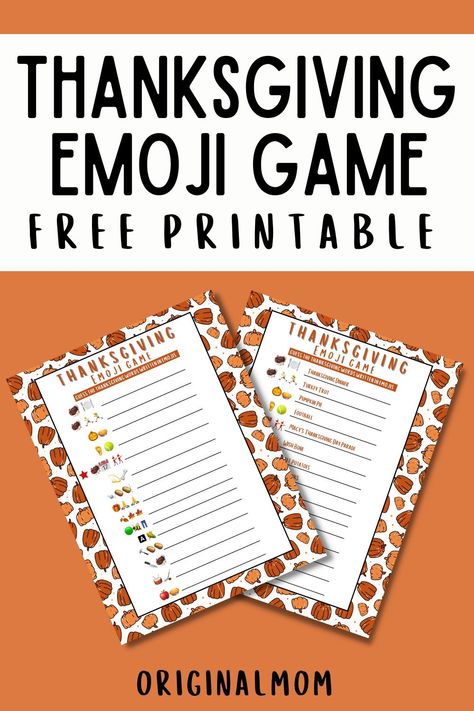 Friendsgiving Printables Free, Free Thanksgiving Games Printables, Thanksgiving Emoji Game, Free Printable Thanksgiving Games, Thanksgiving Emoji Pictionary, Thanksgiving Bingo Free, Thanksgiving Emoji, Emoji Words, Pictionary Words