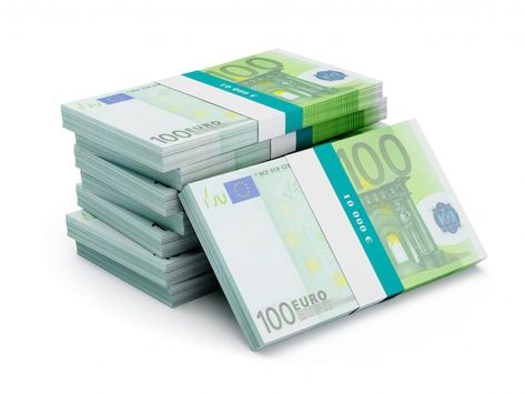 Stack of 100 euro banknotes bills Premiu... | Premium Photo #Freepik #photo #euro-money #cash-money #banknote #money-pile Money Euro, Euro Banknotes, Visual Design Trends, 100 Euro, Pch Sweepstakes, Amazon Gift Card Free, Money And Happiness, Amazon Gift Cards, Amazon Gifts