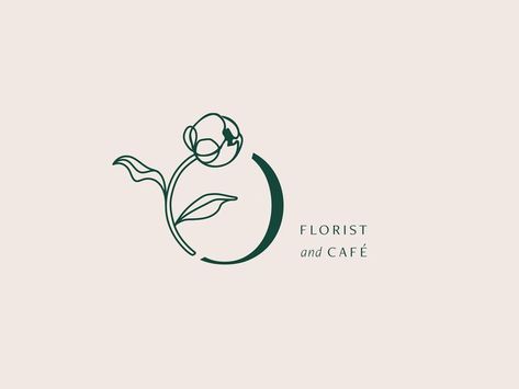 Blóm Branding - Florist and Café flower shop floral floral illustartion flower botanical florist illustration cleverlogo elegant simplicity logomarks logodesign typography logo design branding Florist Illustration, Logo Luxe, Delivery Logo, Flower Typography, Logos Photography, Cafe Logo Design, Typography Logo Design, Flower Shop Design, Florist Logo