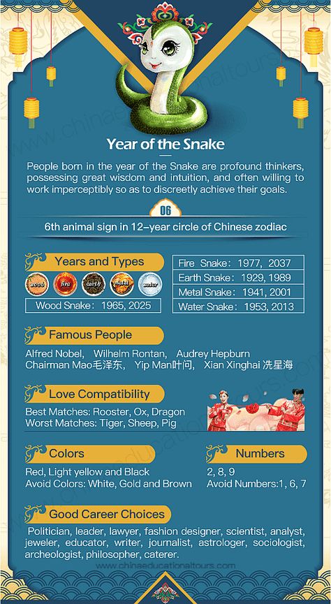 Year of the Snake, 1941, 1953, 1965, 1977, 1989, 2001, 2013, 2025, 2037 Chinese Zodiac Sign Snake Meaning, Snake Story, Snake Zodiac, Fire Snake, Zodiac Chinese, Chinese New Year Zodiac, Water Snake, Zodiac Elements, Zodiac Years