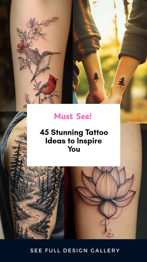 A collection showcasing 4 diverse tattoo designs including hummingbird tattoos, half sleeve tattoos, friendship tattoos, and lotus flower tattoos to spark your ink inspiration. Pendulum Tattoo, Small Best Friend Tattoos, Hummingbird Tattoos, Tattoo Generator, Praying Hands Tattoo, Design Your Own Tattoo, Lotus Flower Tattoo Design, Cowboy Tattoos, Hourglass Tattoo