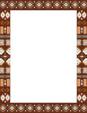 Printable Yellow Native American Page Border Native American Background Wallpapers, Native Designs Pattern, Ankara Background, Native Background, Native Print Pattern, Clipart Borders Free, Jashne Eid Milad, Desert Background, Shape Activities Preschool