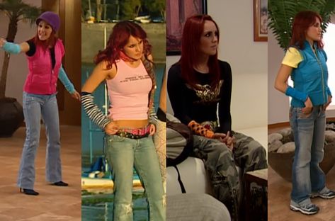 Roberta Outfits Rbd, Dulce Maria Rbd Outfits, Rbd Outfits Ideas Concert Roberta, Roberta Rbd Outfits, Rbd Concert Outfits, Roberta Outfits, Rebelde Fashion, Rebelde Outfits Ideas, Rbd Outfits Ideas Concert