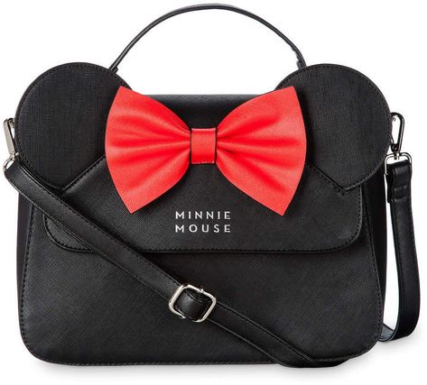 Minnie Mouse Bow Crossbody Bag by Loungefly Minnie Mouse Purse, Loungefly Purse, Disney Clothing, Disney Minnie Mouse Ears, Bow Purse, Mini Mochila, Minnie Mouse Bow, Loungefly Bag, Disney Handbags