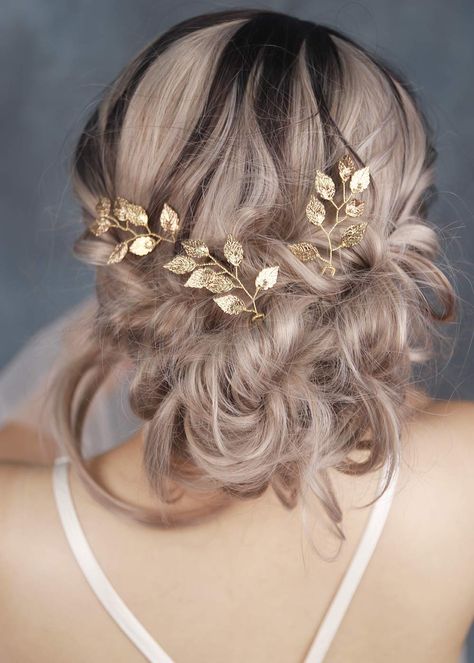 Spring Wedding Accessories, Bridesmaid Headpiece, Bride Hair Pins, Leaf Headpiece, Hair Accessories Pins, Bridesmaid Hair Accessories, Bride Hair, Bride Hair Accessories, Bridesmaid Accessories