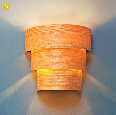 diy light projects | Best of Curbly: Top Ten DIY Lighting Projects of 2011! Luminaire Original, Lampe Diy, Diy Lampe, Diy Casa, Diy Holz, Lampe Design, Wooden Lamp, Wood Lamps, Diy Lamp