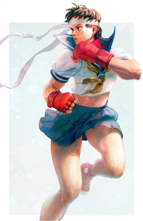 Home / Twitter Daigo Ikeno, Sakura Street Fighter, Street Fighter 4, Street Fighter Characters, Capcom Art, Street Fighter Art, Street Fighter Ii, Red Sports Bra, Illustration Girl