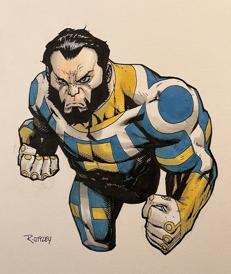 Ryan Ottley Art, Ryan Ottley, Beard Drawing, Invincible Comic, Comic Book Art Style, Best Superhero, Superhero Characters, Marvel Comics Art, Superhero Art