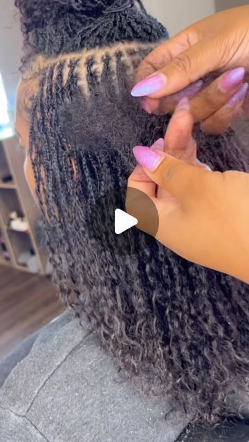 Micro Braid Styles For Black Women, Mini Micro Braids, Faux Sister Locs Crochet, Sister Loc Extensions Permanent, Trending Hair Styles Braids 2024, Micro Link Extension, Micro Mini Twists With Extensions, Crochet Mini Twists, Human Hair Mini Twists