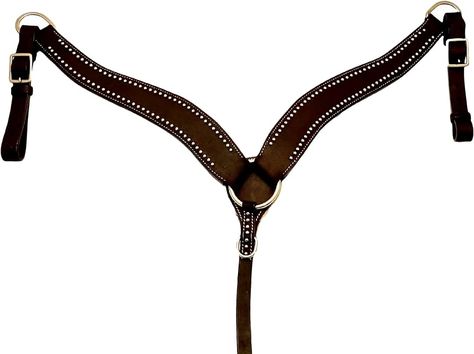 Thor Equine Western Breastplate with Dots Cob/Full Dark Brown : Amazon.de: Pet Supplies Western Horse, Star Images, Horse Tack, Steel Ring, Stainless Steel Rings, Western Wear, Cowhide Leather, Thor, Dark Brown